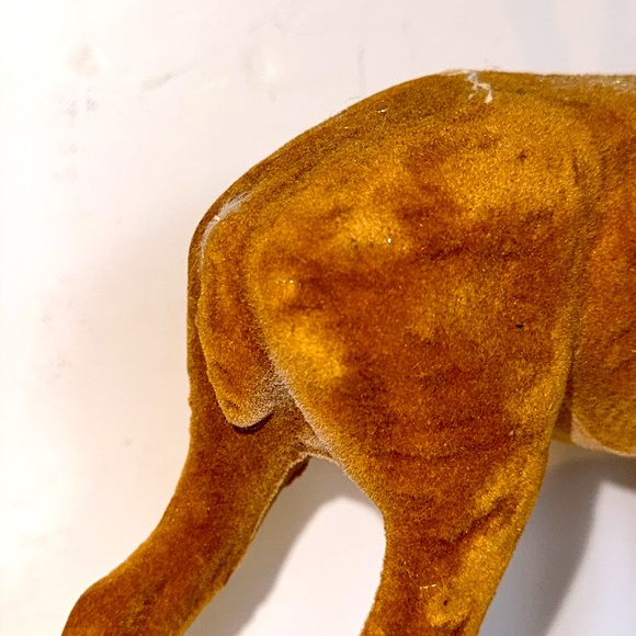 Vintage Large Christmas Flocked Reindeer/Buck - Picture 6 of 7